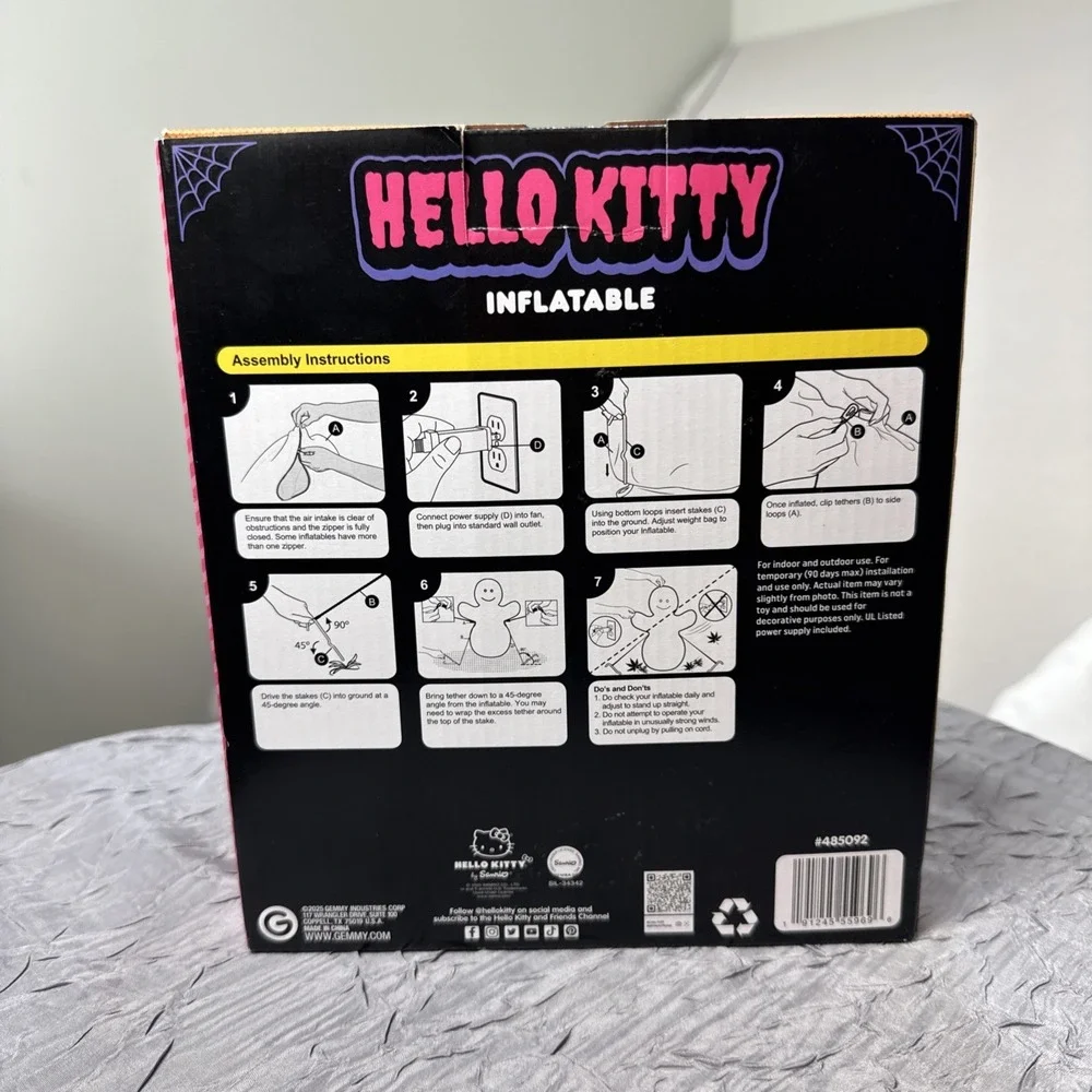 NEW 2025 Sanrio HELLO KITTY WITCH Airblown Inflatable 3.5 FT Halloween